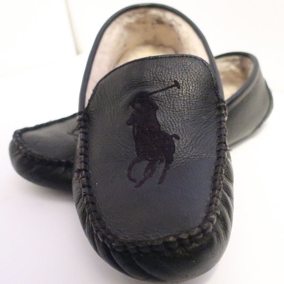 Polo Ralph Lauren Paulson Leather Slippers - Picture 5 of 14